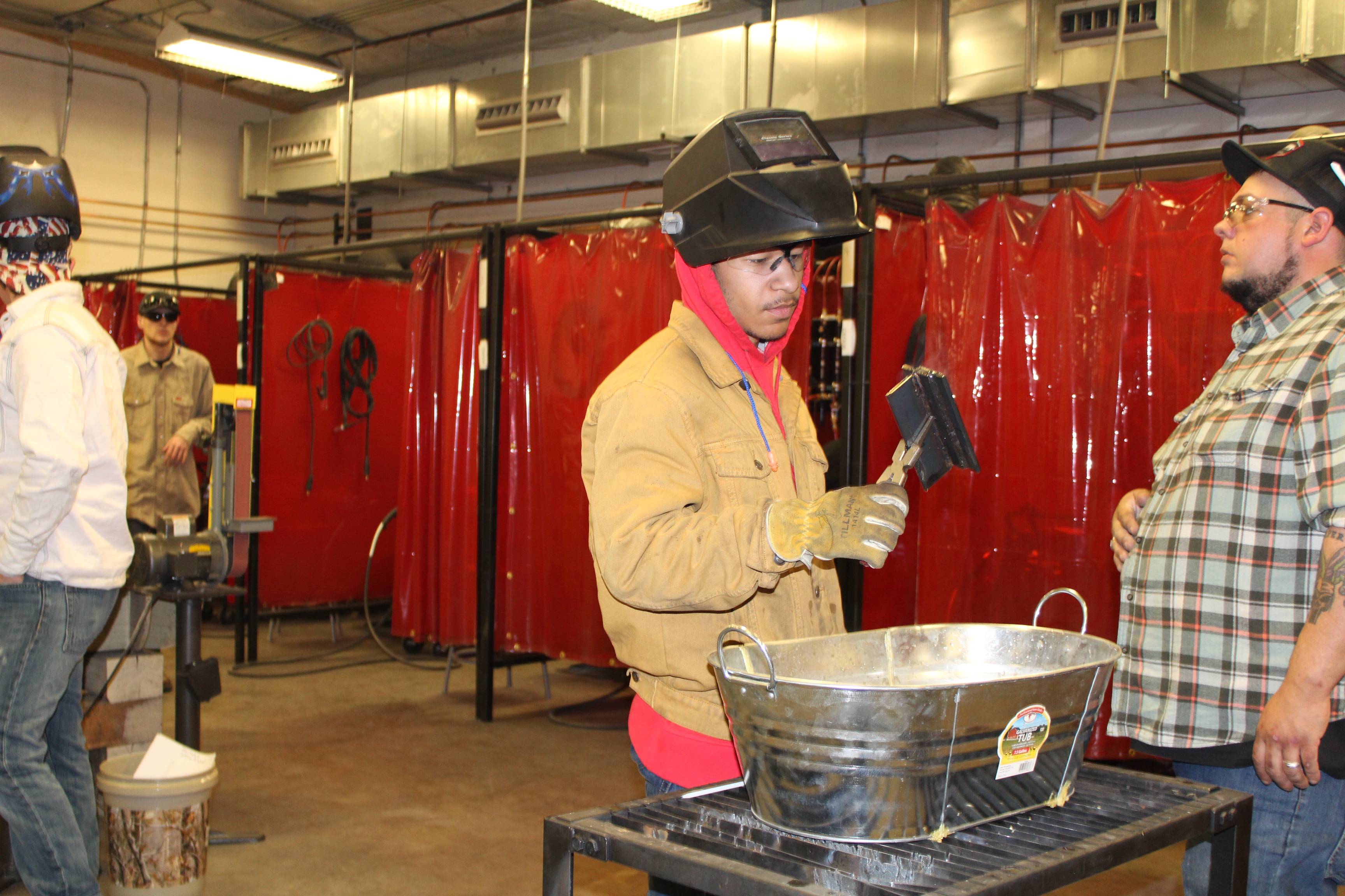 welding candid of student cooling coupon 2022 competition